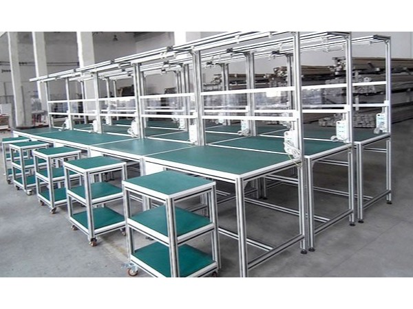 40系列是常用型材，同樣適合鋁型材工作臺(tái)生產(chǎn)線